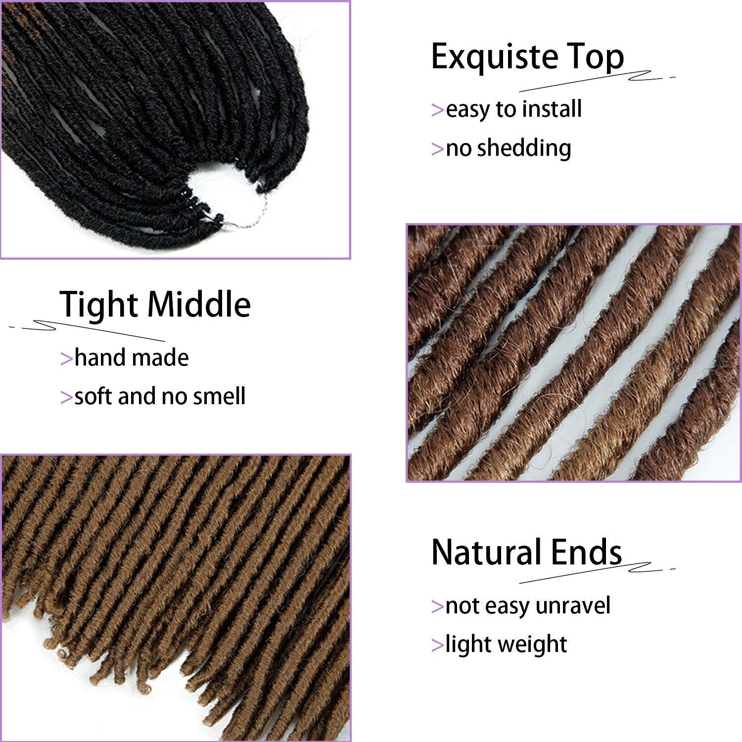 Synthetic Dreadlocks Hair Extensions - Puritific