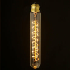 T185 E27 60W Antique Filament Spiral Lamp Light Bulb~1668-2