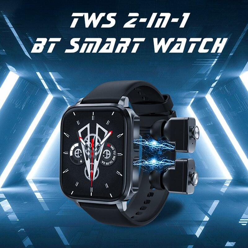 T22 2023 Smart Watch TWS Earbuds 2 In 1 - Puritific