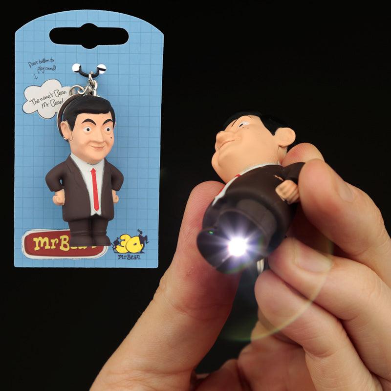 Talking Light and Sound LED Mr Bean Keyring KEY240-0