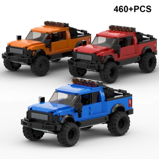 Technical Ford Raptors F-150 Pickup Truck Car Building Blocks - Puritific