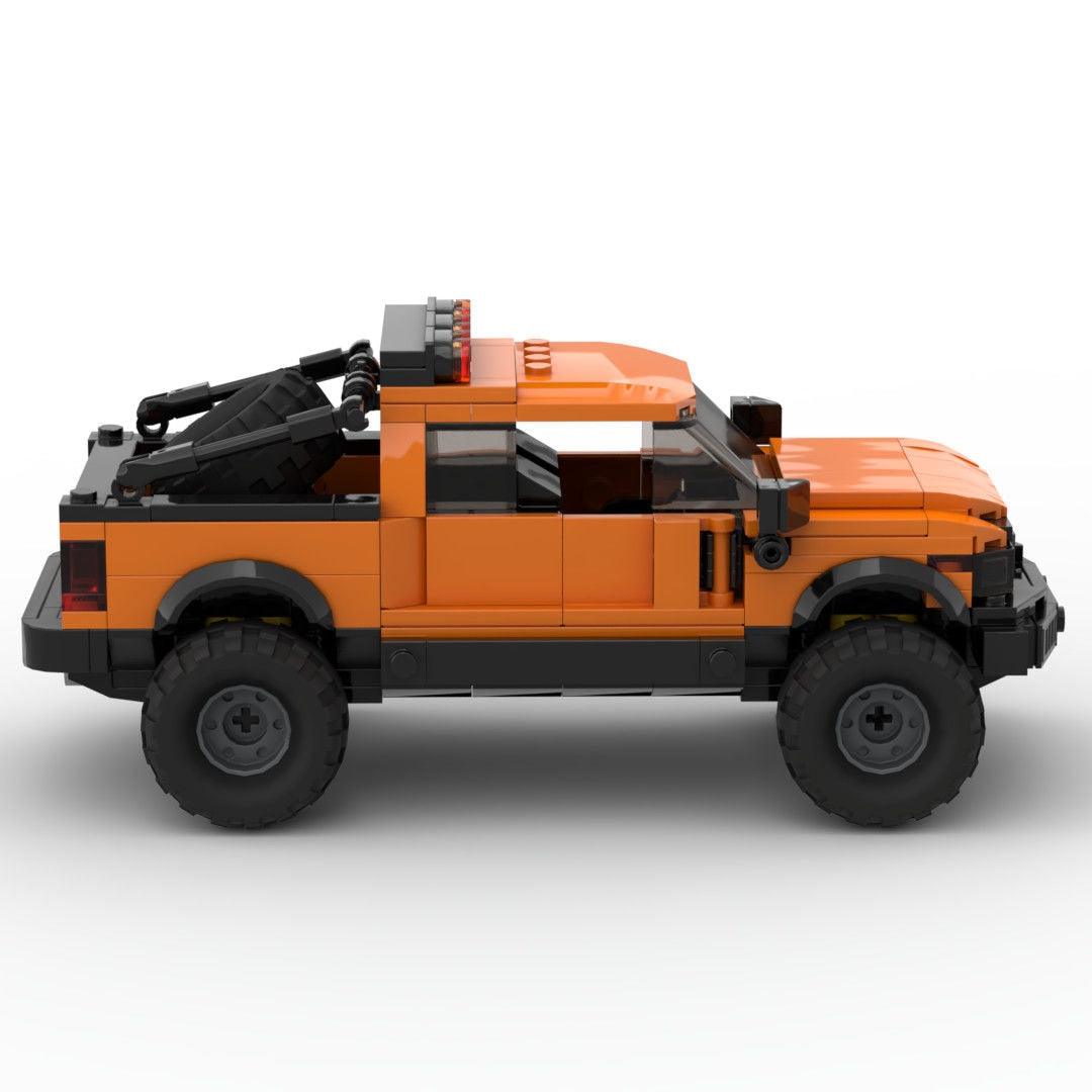 Technical Ford Raptors F-150 Pickup Truck Car Building Blocks - Puritific