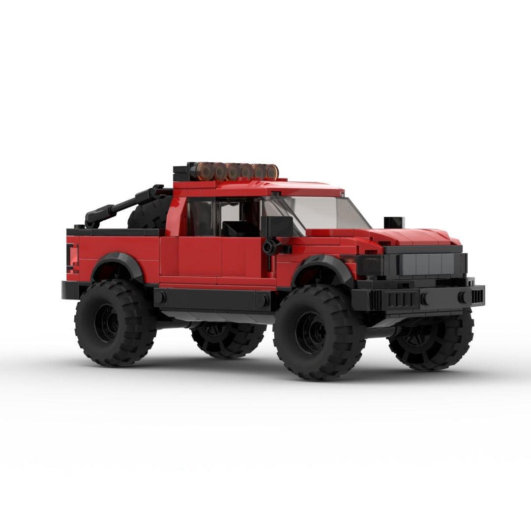 Technical Ford Raptors F-150 Pickup Truck Car Building Blocks - Puritific