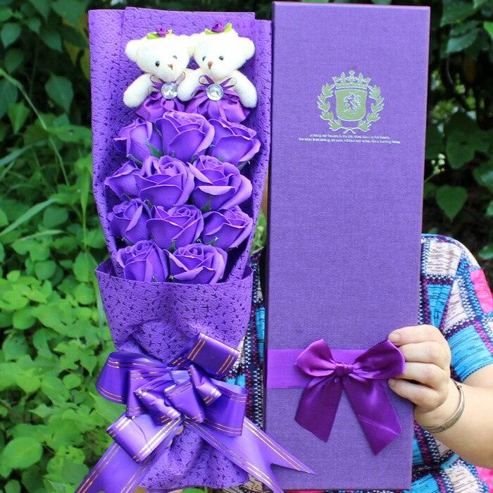 Teddy Bear Flower Bouquet - Puritific