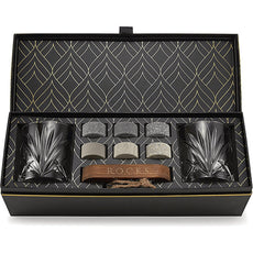 The Connoisseur's Set - Whiskey Stones & Palm Glass Edition - Puritific