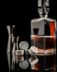 The Gourmet Gift Set - Whiskey Stones & Bourbon Barrel Aged Coffee - Puritific