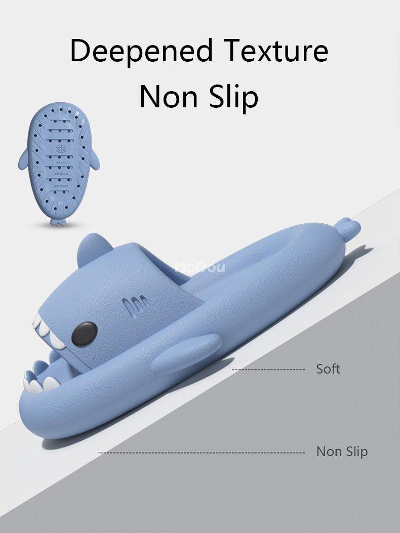 Thick Sole Shark Slippers - Puritific