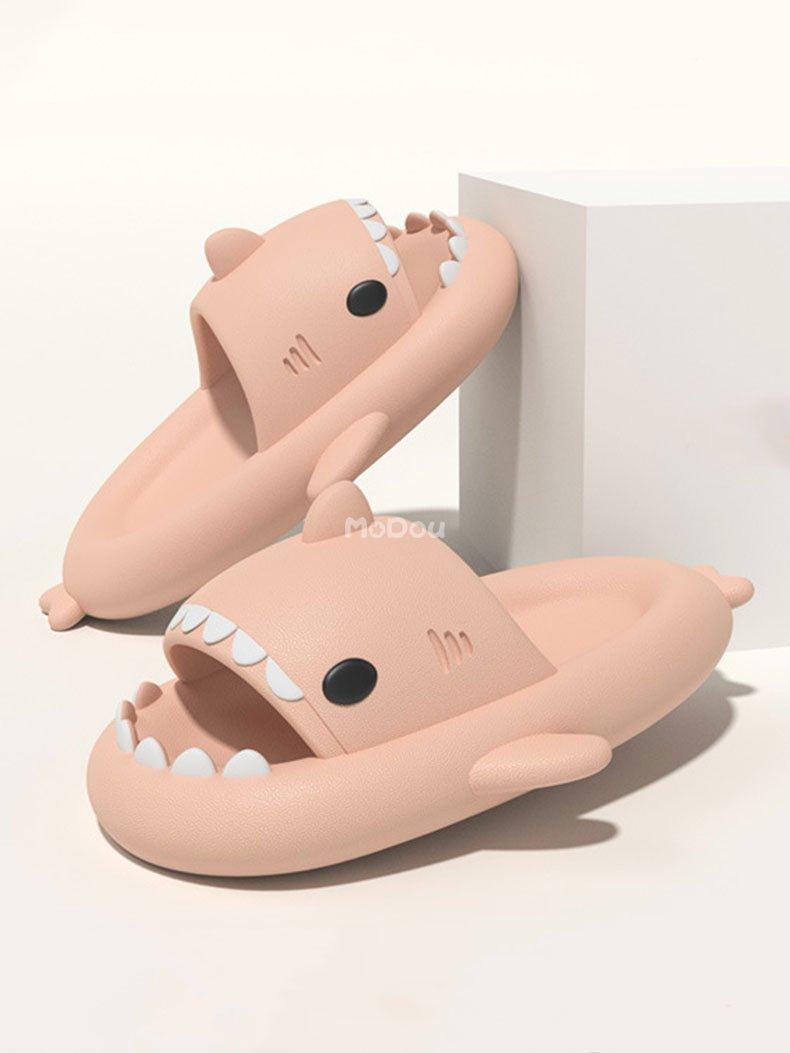 Thick Sole Shark Slippers - Puritific