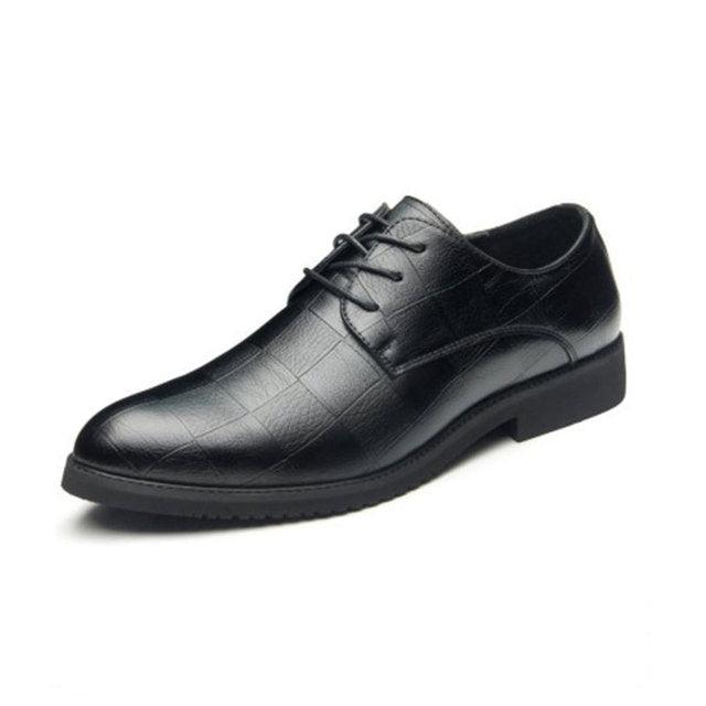 Thick-soled Laced Up Mens Shoes - Puritific