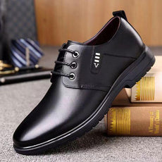 Thick-soled Laced Up Mens Shoes - Puritific