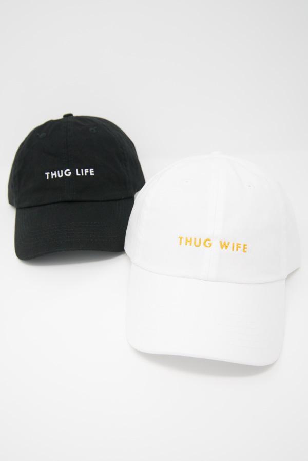 Thug Wife | Thug Life - Bachelorette party dad hats - Puritific