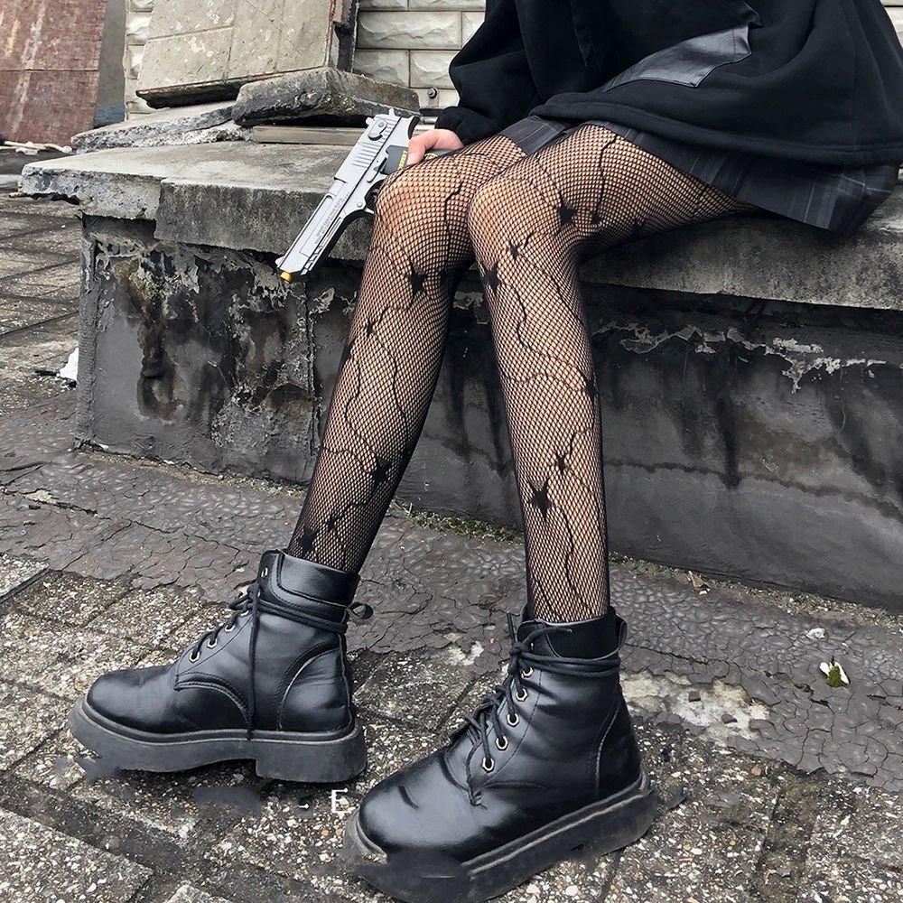 Tights in Fishnet Design - Puritific