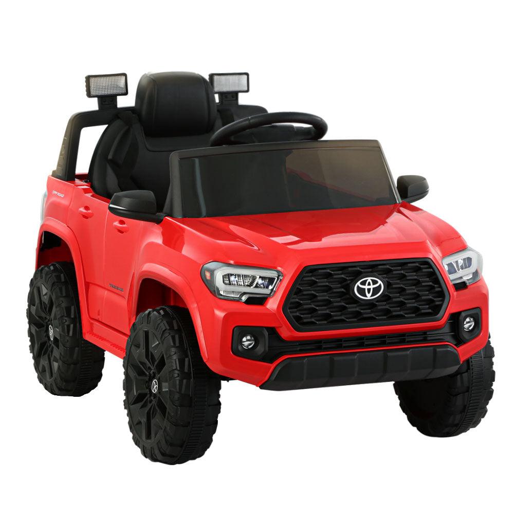 Toyota Ride On Car Kids Electric Toy Cars Tacoma Off Road Jeep 12V Battery Red-3