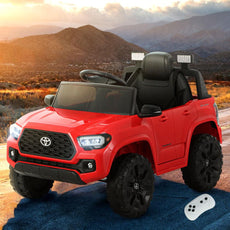 Toyota Ride On Car Kids Electric Toy Cars Tacoma Off Road Jeep 12V Battery Red-6