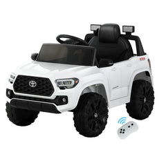 Toyota Ride On Car Kids Electric Toy Cars Tacoma Off Road Jeep 12V Battery White-0