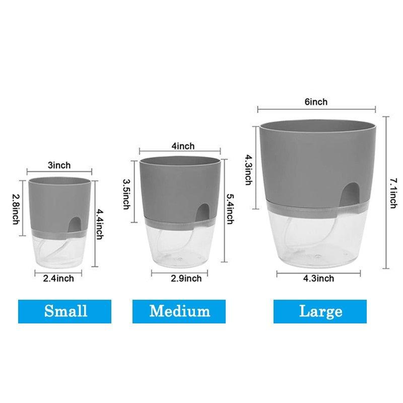 Transparent Self Watering Flowerpot - Puritific