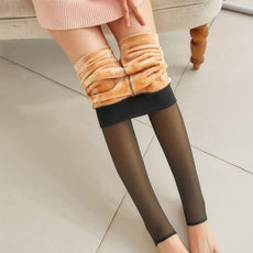 Transparent Tights with Fishnet Pattern - Puritific