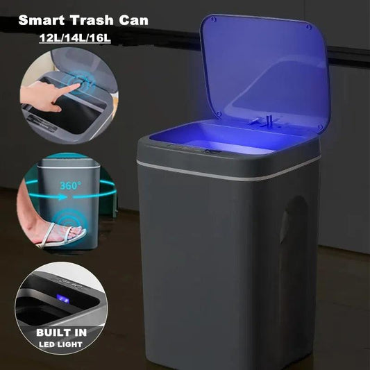 Trash Can with Intelligent Sensor - Puritific