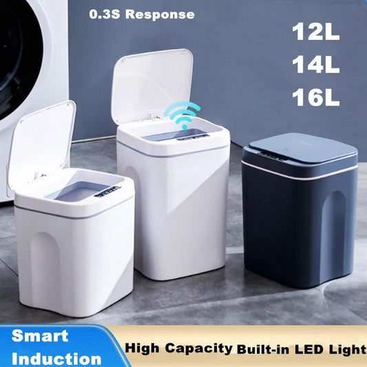 Trash Can with Intelligent Sensor - Puritific