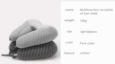 Travel Pillow With Eye Mask - Puritific