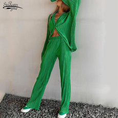 Two Piece Long Sleeve Suit - Puritific