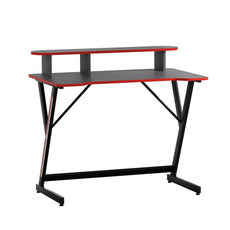 Two-Tier Gaming Desk - Black-1