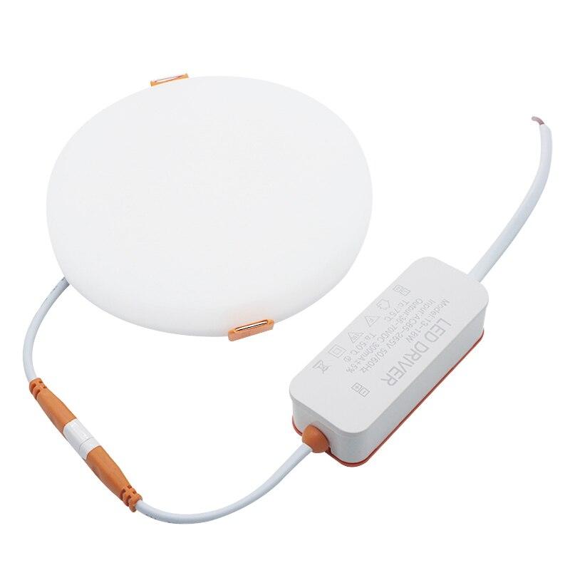 Ultra Thin LED 18 W 6000 K LED Panel Recessed Round Ceiling Spotlight Down Light~2528-0