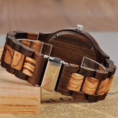 Unique Bamboo Wood Wristwatch - Puritific