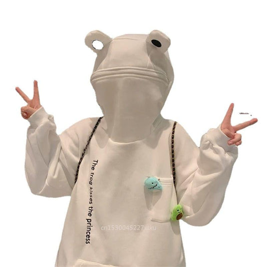 Unisex Frog Zipper Hoodie - Puritific