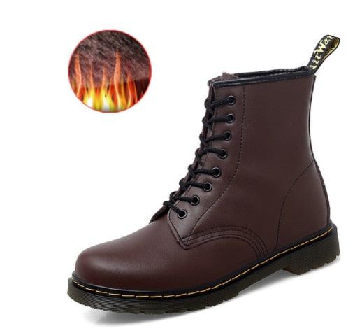 Unisex Leather Boots - Puritific