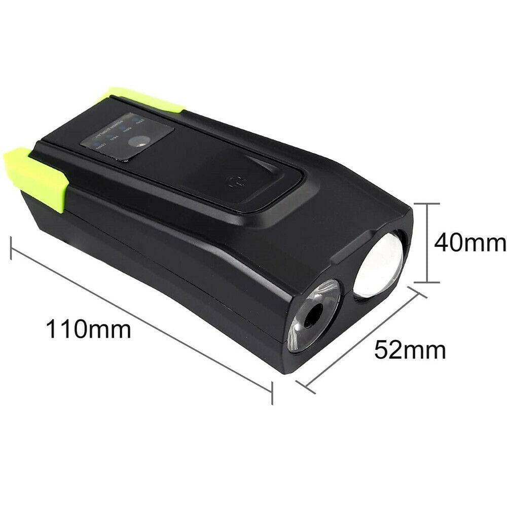 USB Rechargeable LED Bicycle Headlight With Horn - Puritific