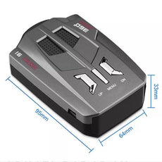 V9 Car Trucker Speed 360 Degrees Vehicle Radar Detector Voice Alert Warning 16 Band Auto LED Display English / Russian version - Puritific