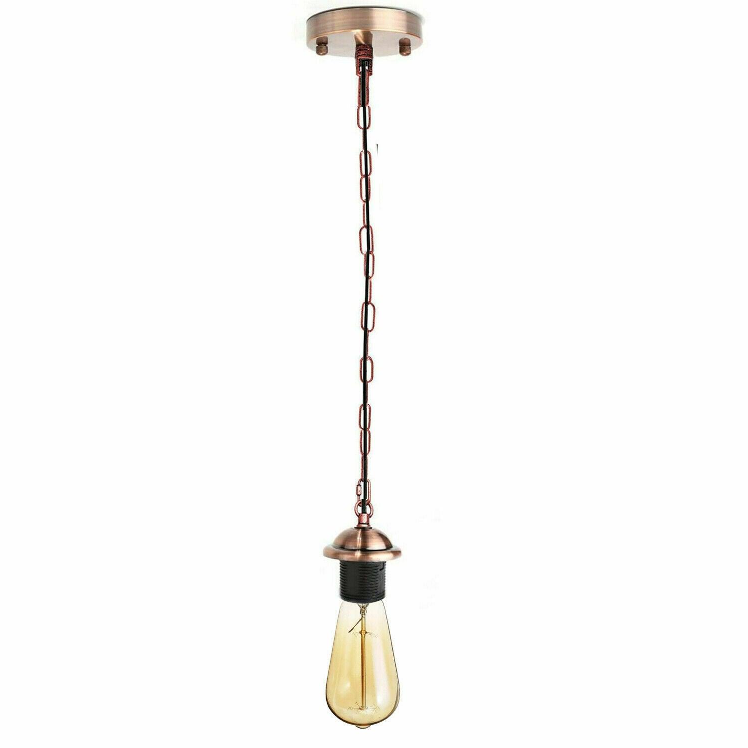 Various colour Metal Ceiling E27 umbrella Lamp Holder Pendant Light With Chain~4037-6