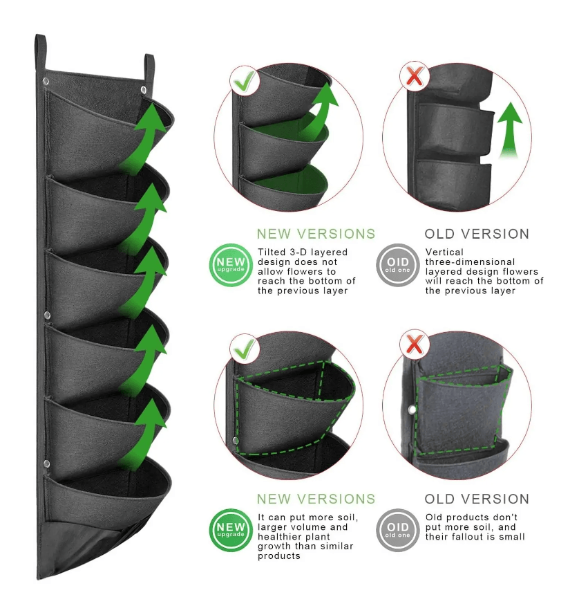 Vertical Hanging Garden Planter - Puritific