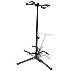 vidaXL Adjustable Double Guitar Stand Foldable-1