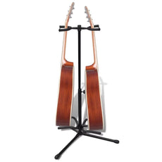 vidaXL Adjustable Double Guitar Stand Foldable-2