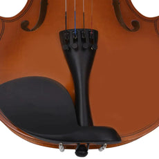 vidaXL Violin Full Set with Bow and Chin Rest 4/4 Music Instrument Black/Brown-16