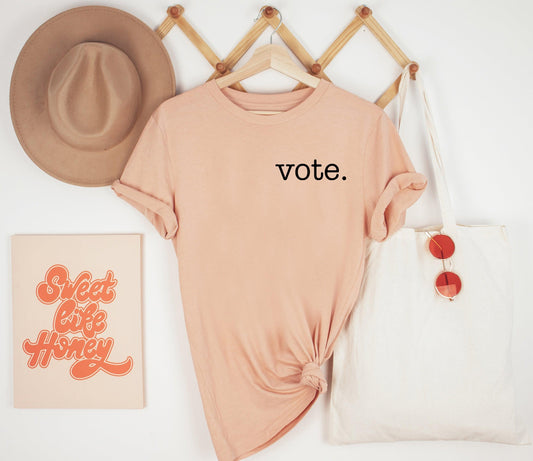 Vote Election Shirt, Vote Pocket Shirt - Puritific