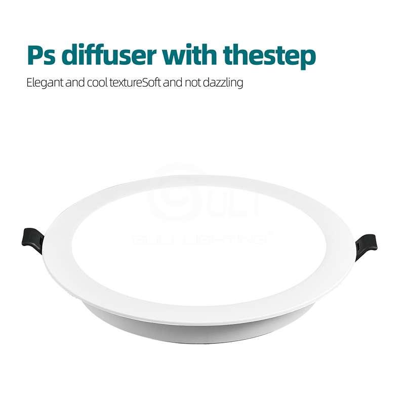 Warm White Modern LED Recessed Ceiling Round Panel DownLight~4588-5