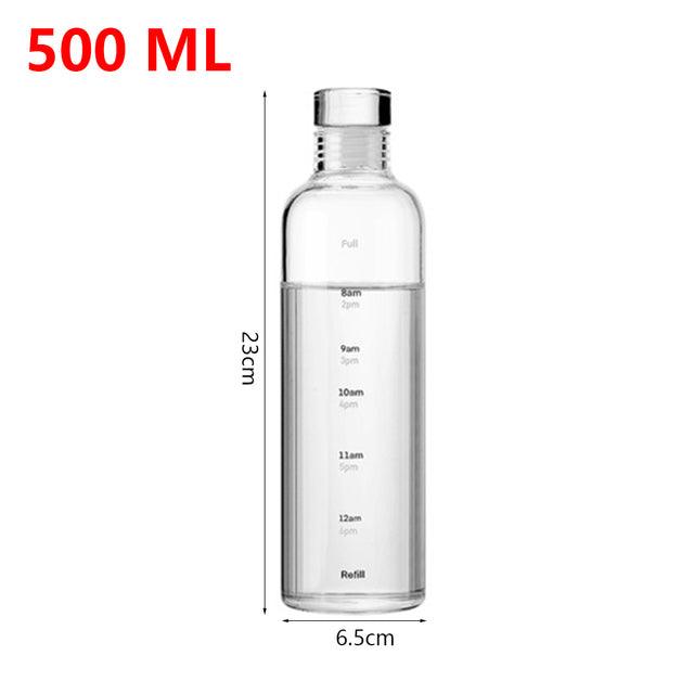 Water Bottle With Time Marker - Puritific