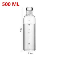 Water Bottle With Time Marker - Puritific