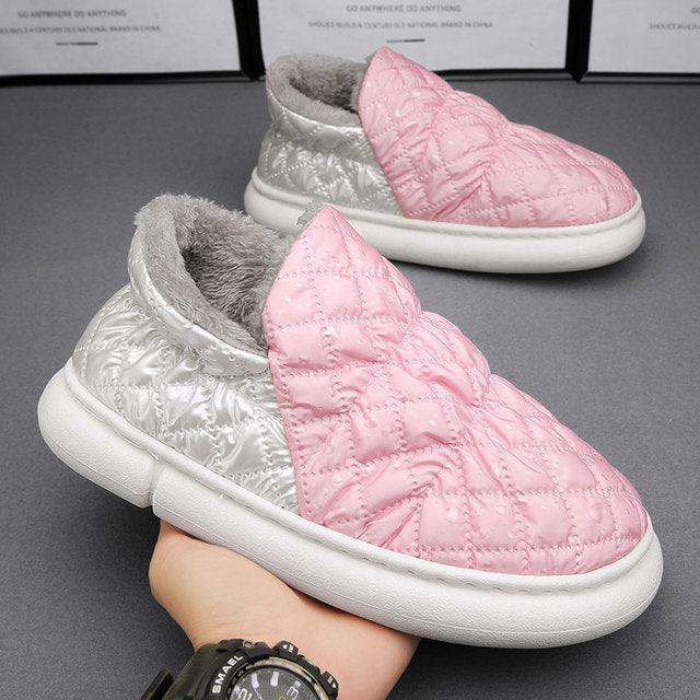 Waterproof Unisex Plush Slip-on Shoes - Puritific