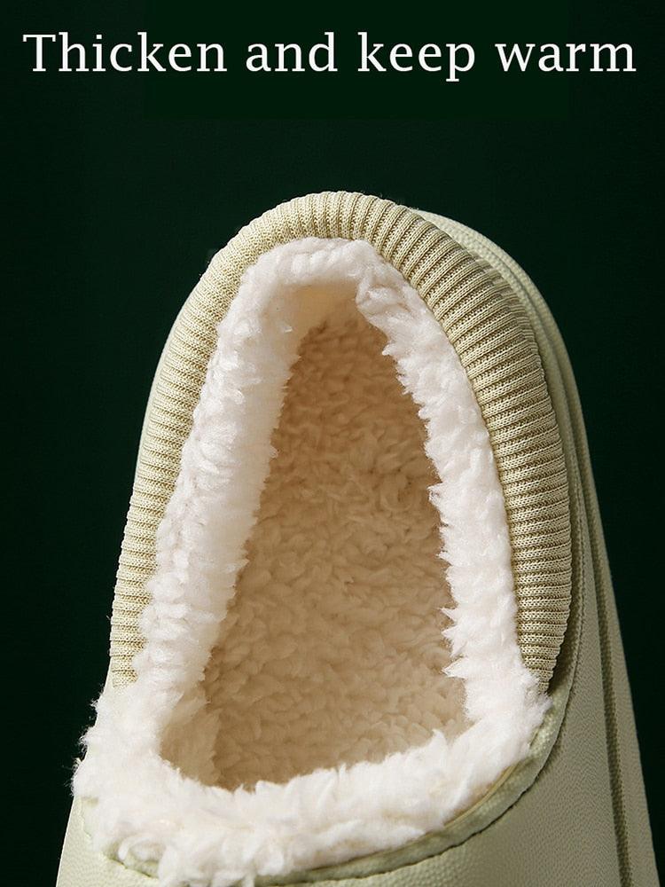 Waterproof Warm Fur Slippers - Puritific