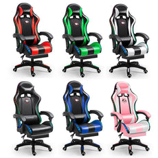 WCG Gaming Chair Office Latex Cushion Bluetooth Computer Chair High-quality BOSS Chair Leather LOL Internet Anchor Racing Chair - Puritific