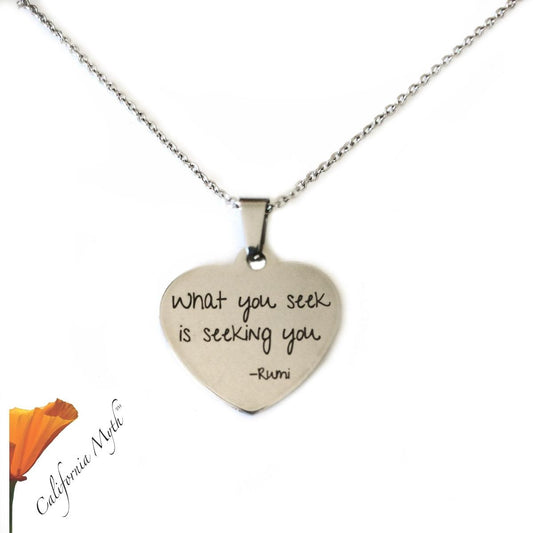 What You Seek Pendant Necklace - Puritific