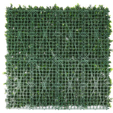 White Flowering Artificial Boxwood Wall 40