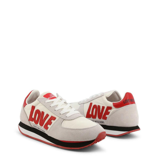 White Love Suede Sneakers - Puritific