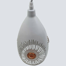 White Pattern Modern Ceiling Pendant Light With Bulb~2547-4