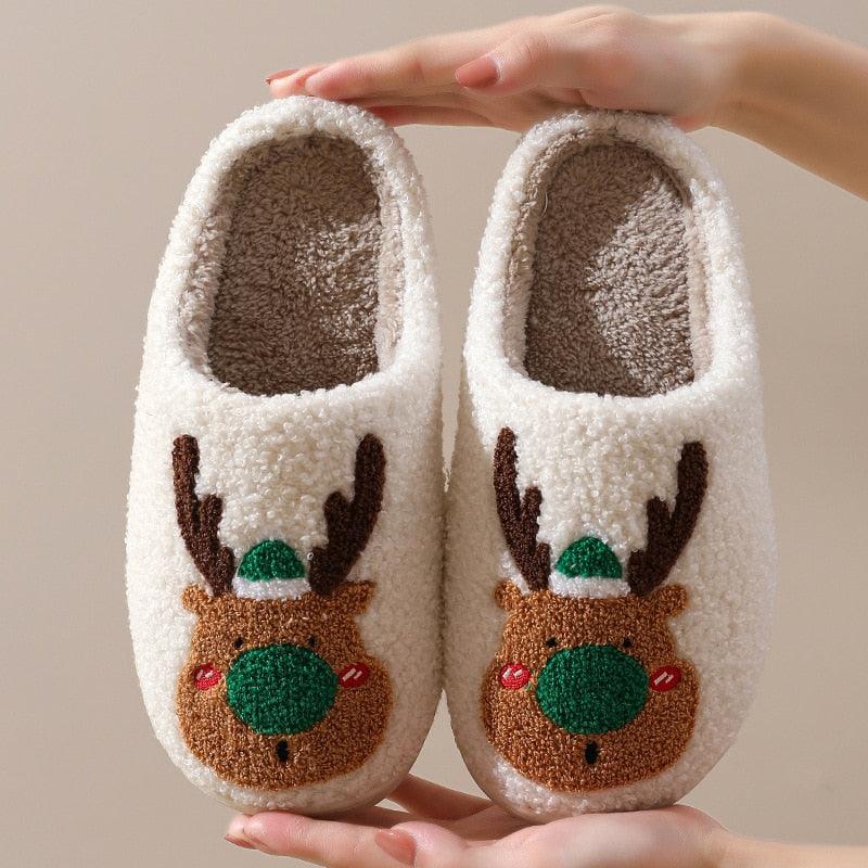 Winter Fluffy Fur Flat Slippers - Puritific