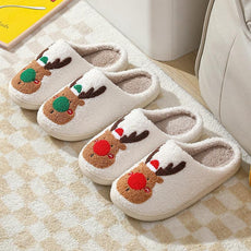 Winter Fluffy Fur Flat Slippers - Puritific